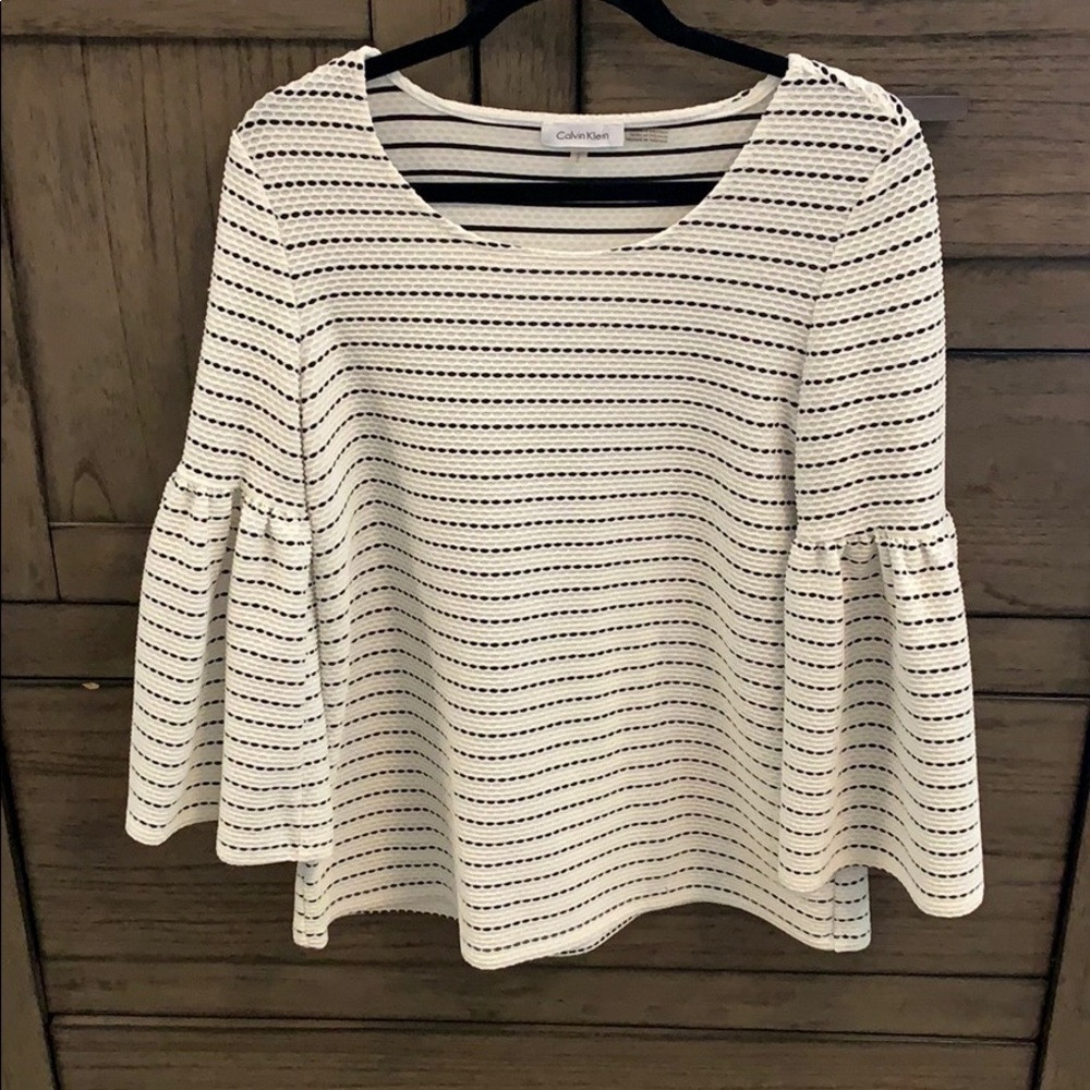 Calvin Klein Balloon Sleeve Blouse